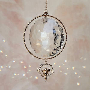 Atrapasueños conmemorativo, regalo de aborto espontáneo, atrapasol de cristal, regalo de condolencia por la pérdida de un bebé, atrapasol de ángel, regalos conmemorativos en recuerdo de