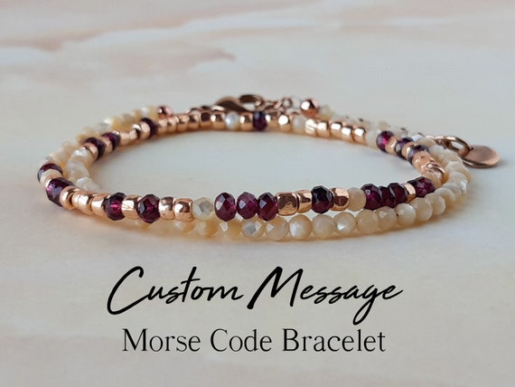 Sterling and Gold Message Bracelets Gallery