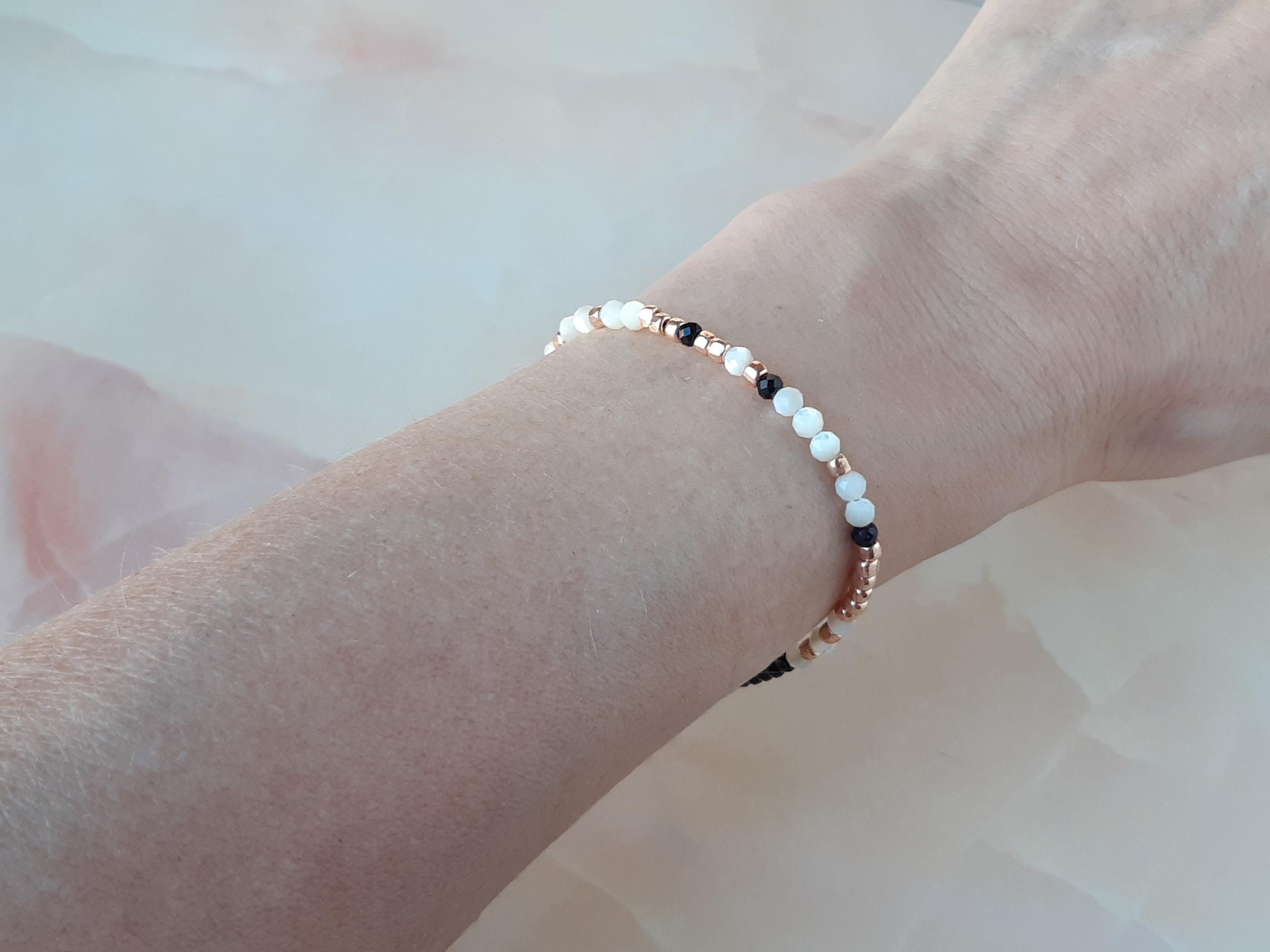 ❤ともちゃんさま❤2025年Bracelet❤❤ Sponsor Morse Code Bracelet - First Communion Bracelet – My Saint