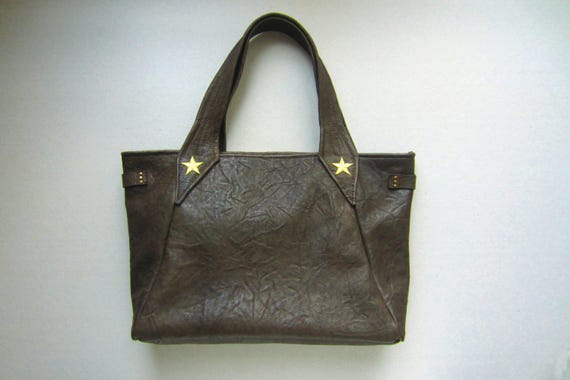 olive green leather bag