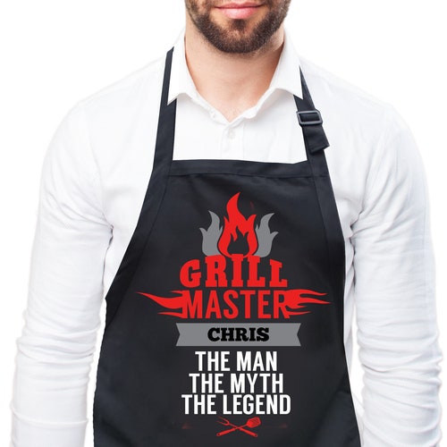 Gift for Him Uncle Grill Personalized Men/'s Apron Birthday Gift Dad/'s BBQ Apron Personalized Gift for Dad Christmas Gift