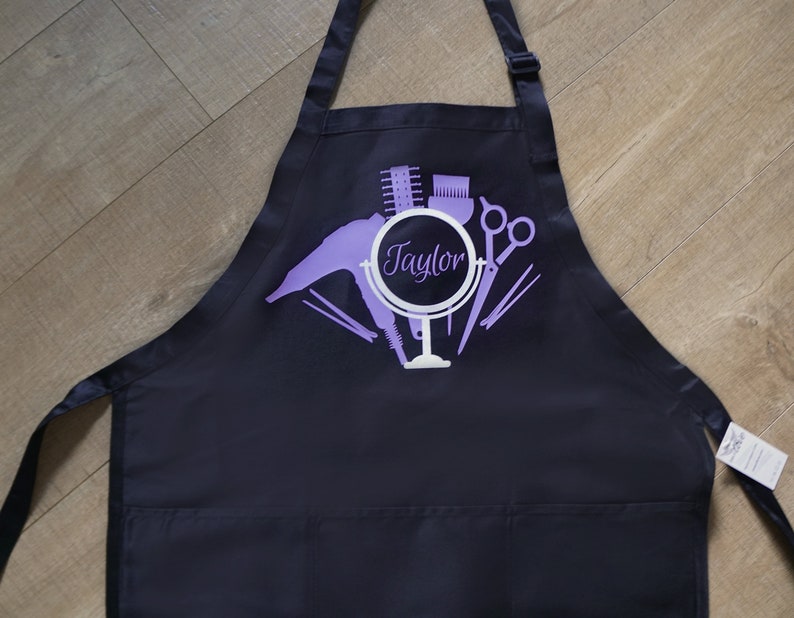 Personalized cosmetologist apron hair stylist apron gift for Etsy