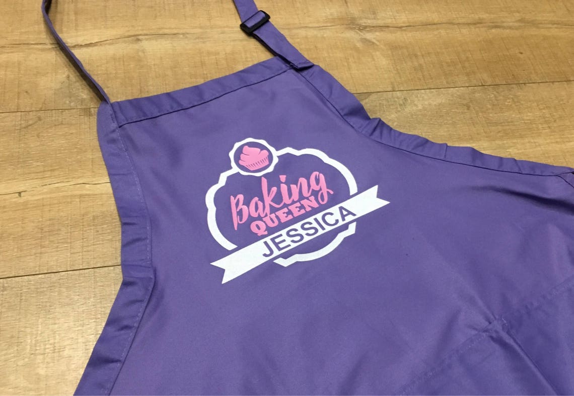 Personalized Apron Aprons for Women Baking Queen Baking Etsy