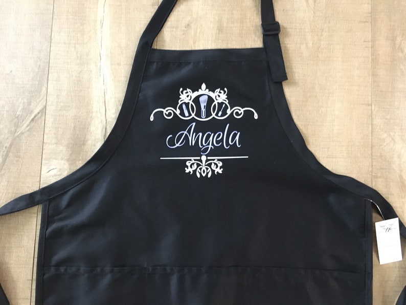 Personalized Makeup Artist Apron Custom Beauty Salon Apron Etsy