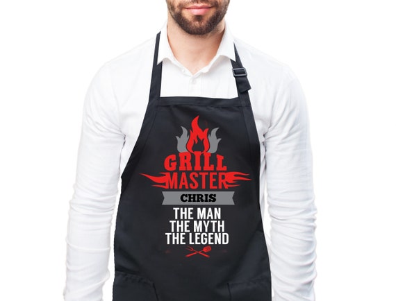 Apron for Men, the Man the Myth the Grill Master, Father Day Gift, Gifts  for Dad, Cooking Gift, Dad Gift, Father's Day Gift From Son, 