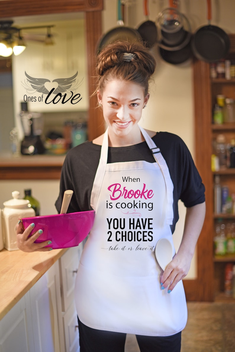 Funny Apron Women's Apron Personalized Apron Kitchen Etsy UK