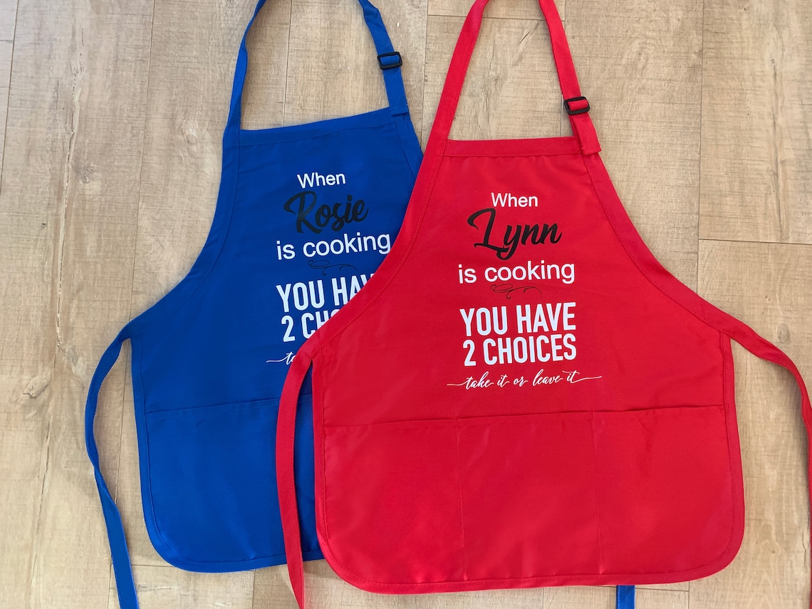 Funny Apron Women's Apron Personalized Apron Kitchen Etsy