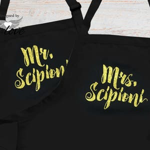 Wedding Gift for Couple | Gift for Wife | Personalized Apron | Gift for Bride | Kitchen Apron | Cooking Apron | Baking Apron | Gift for Him