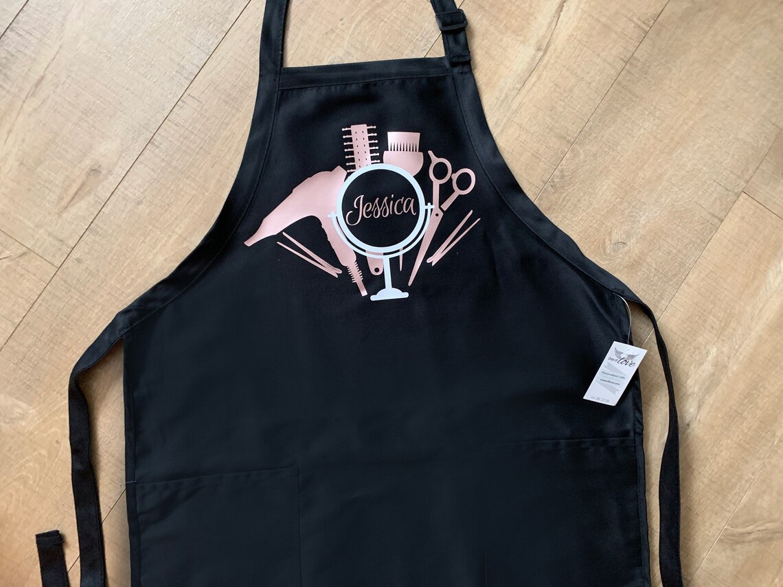 Personalized cosmetologist apron hair stylist apron gift for Etsy