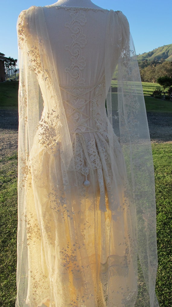 linen dress embroidered LINEN LILY EMBROIDERY MAXI DRESS