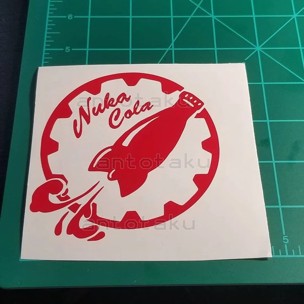 Fallout 4 76 Nuka Cola inspired decal vinyl slap