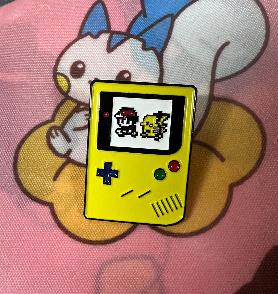 Gameboy Red & Pikachu Pokemon Soft Enamel Pin - Etsy