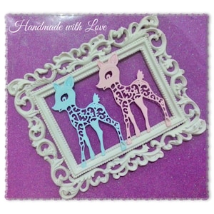 Baby Deer, 1 opakowanie 10 sztuk. Idealny do scrapbookingu, karty podejmowania, pole eksplozji, pop-up, i wiele więcej! :)