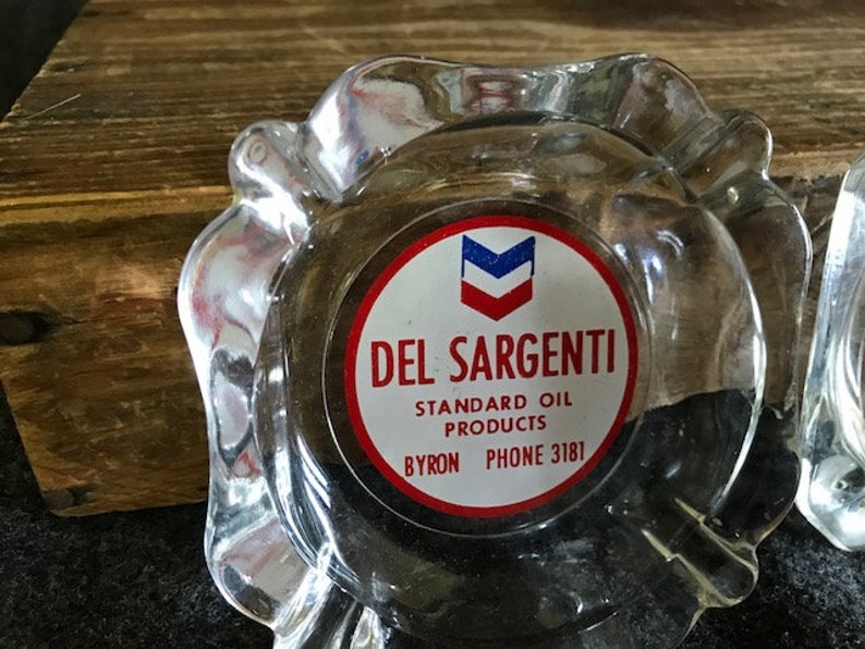 Vintage Standard Oil Ashtrays