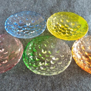 70s Pebble Bubble Glass Bowl Set