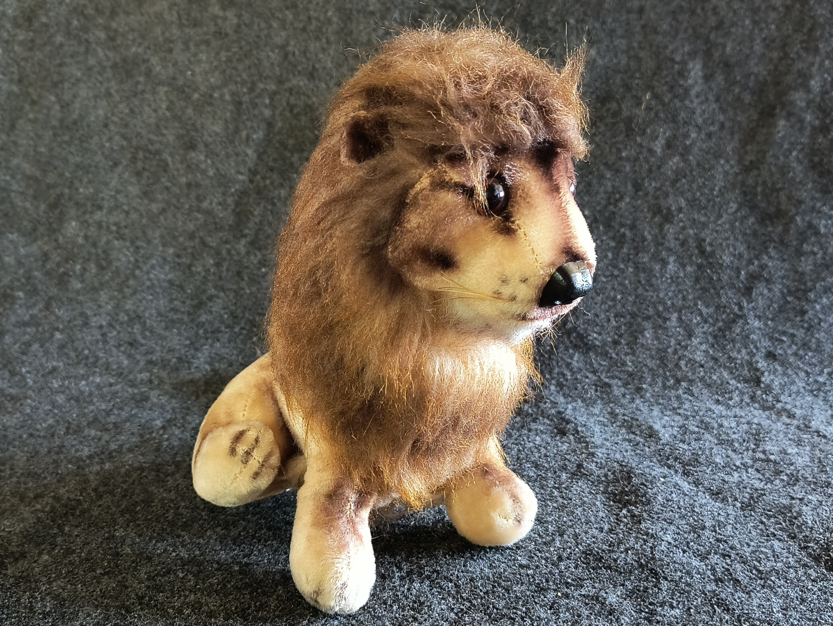 1950's Stuffed Lion - Etsy