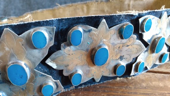 Afghan Turkmen Enamel Belt - image 3