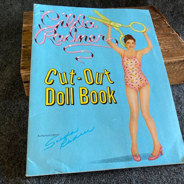 Amazing find: SIGNED Gilda Radner Cut-Out Doll Book