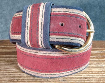 Vintage 1970's Suede Belt