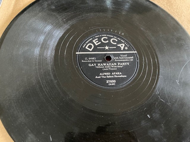 Whoa: Hawaiian Music 78 Lps - Etsy