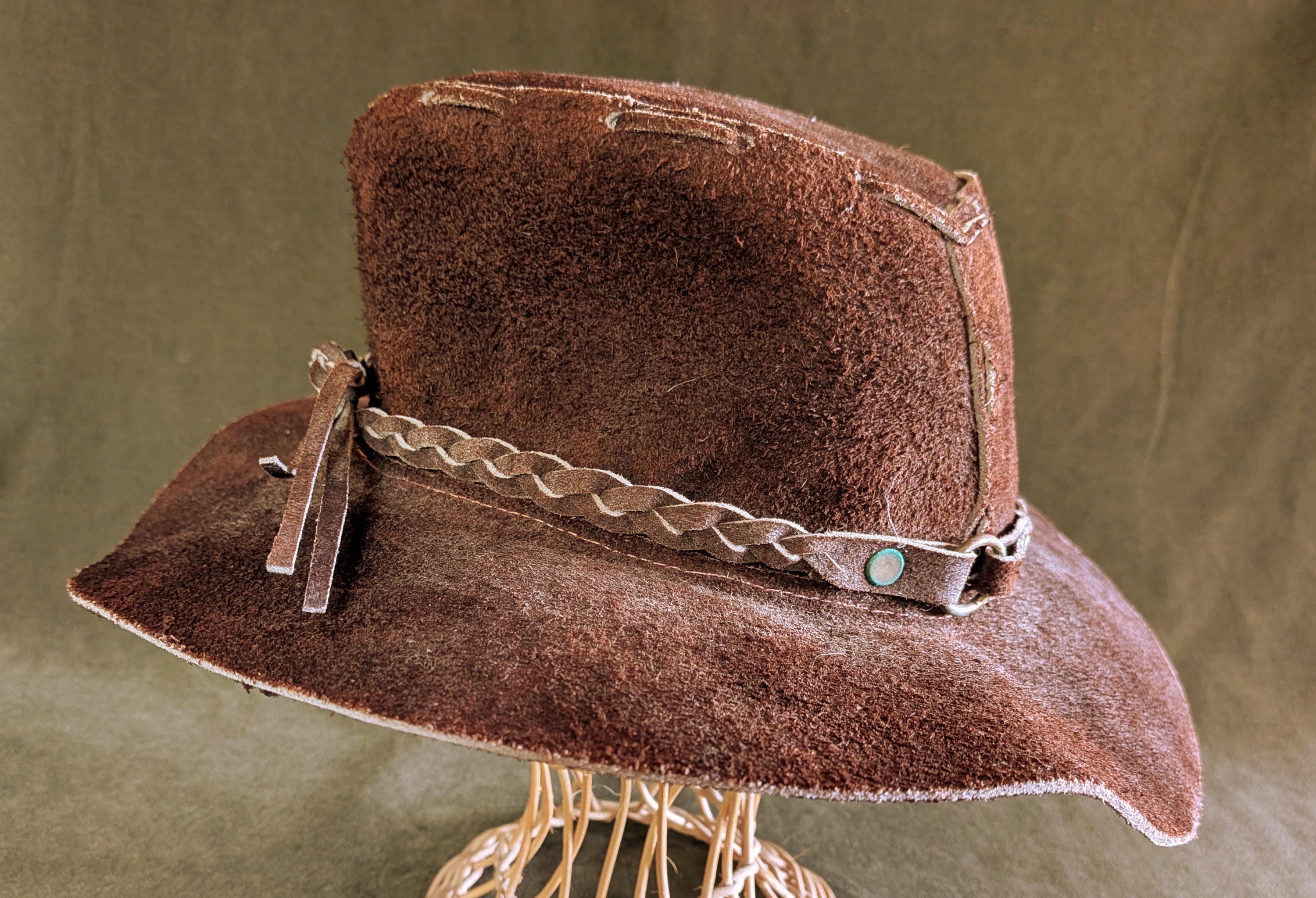 Vintage Suede Hippie Hat - Etsy display picture 1