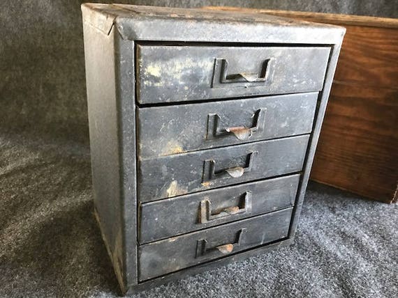 Vintage Small Industrial Metal Cabinet Etsy