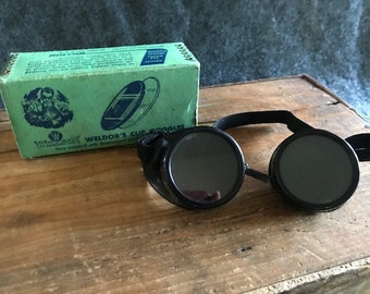 Vintage Willson Weldor's Cup Goggles