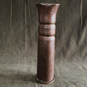 WW II Trench Art Artillery Shell Vase