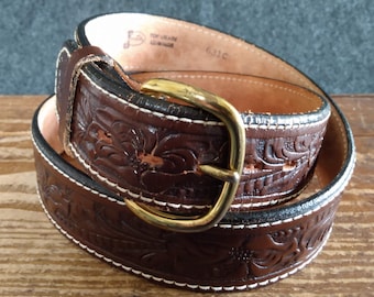 Vintage Justin Genuine Lizard Belt Sz 28 From the 1980s - Etsy