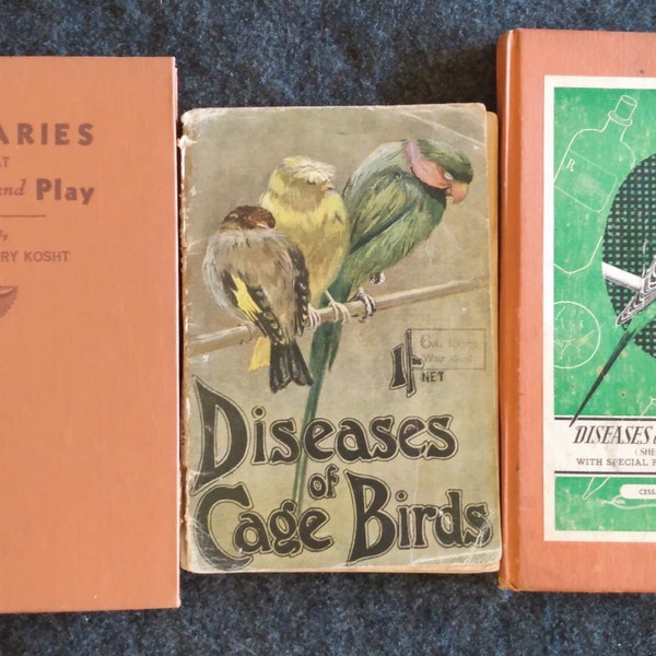 Three Budgie and Canary Books
