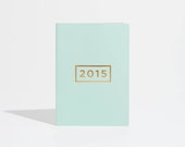 2015 Diary Soft Cover Mint Green, 2015 diary, diary, Daily To Do List, daily planner, 2015 daily planner, mi goals