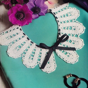 Collar crochet pattern PDF digital download
