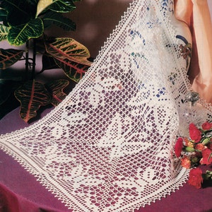 Butterflies Filet Crochet PDF digital download