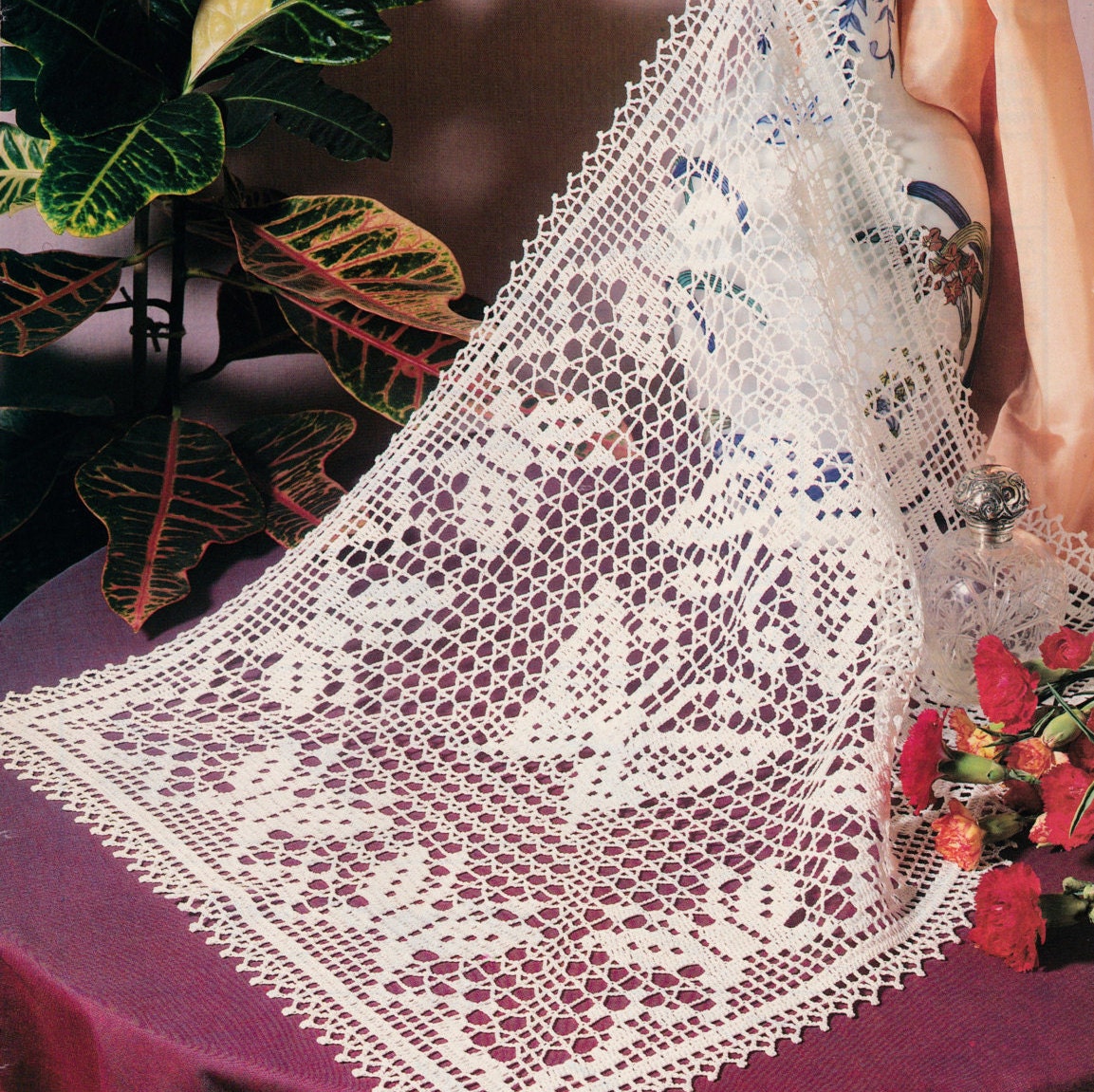 Butterflies Filet Crochet PDF digital download