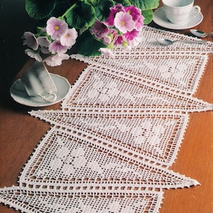 Schema filet all'uncinetto a zig-zag in formato PDF da scaricare digitalmente, divertente progetto all'uncinetto