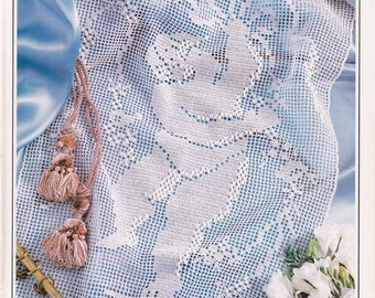 Cherub filet crochet PDF digital download