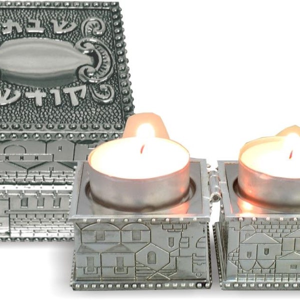 Shabbat Candlesticks Etsy