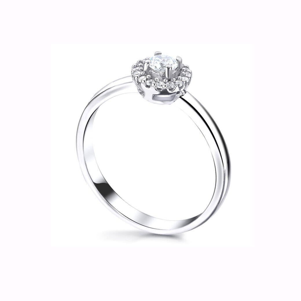 Solitaire Rings For Woman 925 Sterling Silver