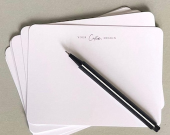 Customizable Double-Sided Notecards: Personalized Stationery with Envelopes