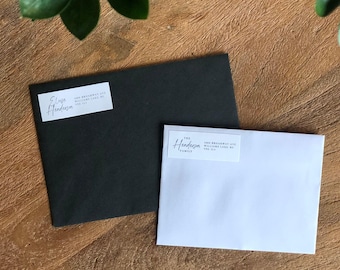 Minimalist Address Label Template for Avery 94201 | Canva Editable (PDF)