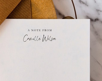 Idée cadeau cadeau personnalisé papeterie bloc-notes personnalisé « Une note de » bloc-notes personnel