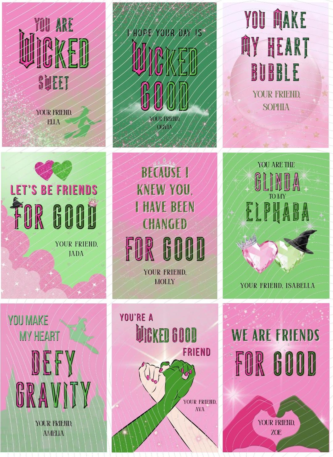 Wicked Valentines Day Cards | Printable Classroom Valentines Card ...