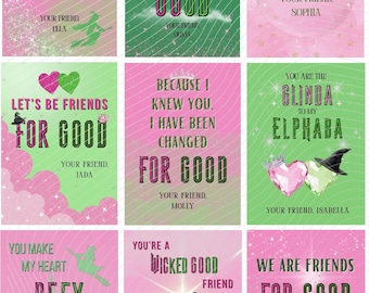 Wicked Valentines Day Cards | Printable Classroom Valentines Card | Instant Download