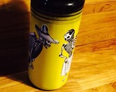 CLEARANCE Dia de Los Muertos Posada Art 1 flower vase 12 quot Tall OOAK