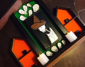 Dia de Los Muertos (Day of the Dead) Altar Ofrenda (insert your own pictures in the small seamed boxes) 2 battery-lit candles FREE SHIP
