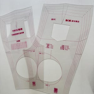 Basic Pants Pattern Template, DIY Sewing Tailor Pattern