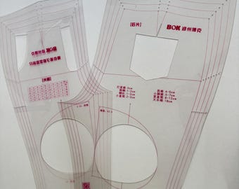Basic Pants Pattern Template, DIY Sewing Tailor Pattern