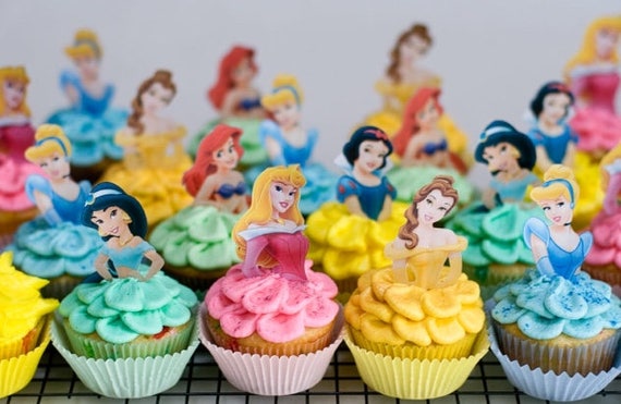 Download Disney princess cupcake topper SVG birthday party cut file ...