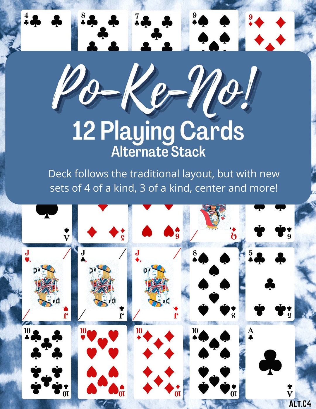 12 Printable Po ke no Cards Alternative Stack 12 Cards per Set Navy 12 Printable Po ke no Cards Alternative Stack 12 Cards per Set Navy
