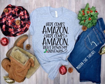 here comes amazon t shirt
